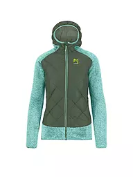 KARPOS | Damen Iso Hybridjacke Marmarole Hoodie | Azul claro