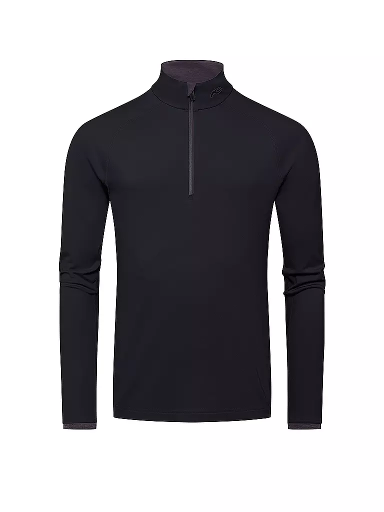 KJUS | Camiseta interior con cremallera Feel para hombre | Negro