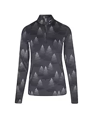 KJUS | Camiseta interior con cremallera y estampado Motion para mujer | Negro