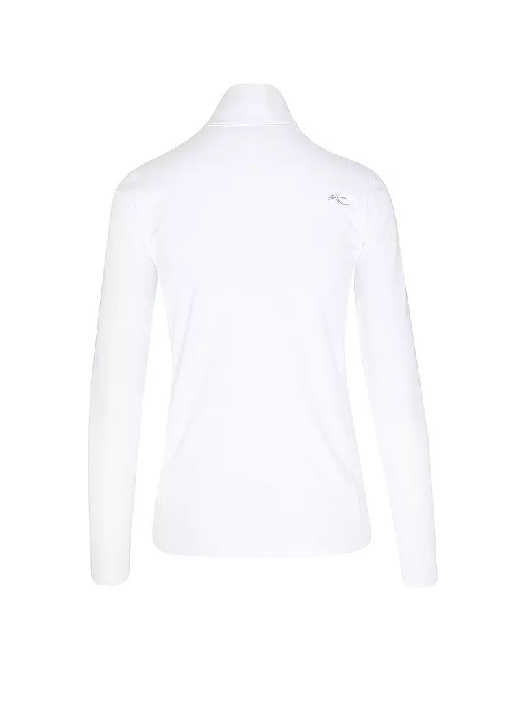 KJUS | Camiseta interior con cremallera y estampado Motion para mujer | Blanco