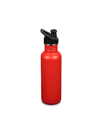 KLEAN KANTEEN | Botella de agua de acero inoxidable Classic 800ml Sport Cap Tiger Lily