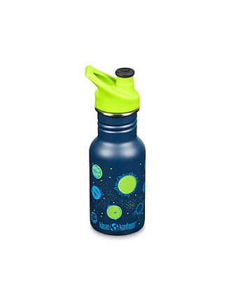 KLEAN KANTEEN | Botella de agua clásica de pared simple para niños, 12 oz (355 ml) con tapón deportivo
