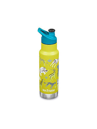 KLEAN KANTEEN | Botella de agua Classic Slim para niños de 12 oz (355 ml) con tapón deportivo