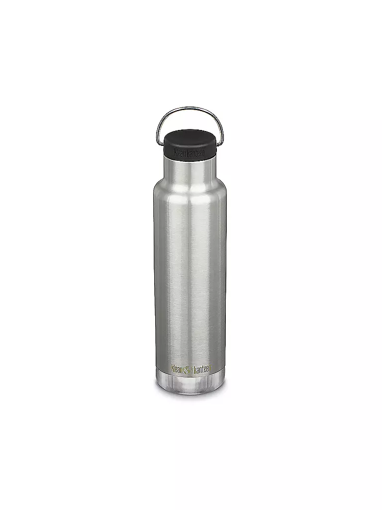 KLEAN KANTEEN | Botella Aislante de Acero Inoxidable Classic 592ml Loop Cap | Plata