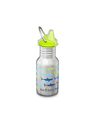 KLEAN KANTEEN | Botella de agua clásica de pared simple para niños de 12 oz (355 ml) con tapa Sippy | Gris