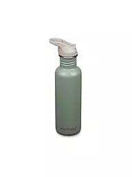 KLEAN KANTEEN | Trinkflasche Classic Flip Seal Sport Cap Wistraw 532ml | Oliva