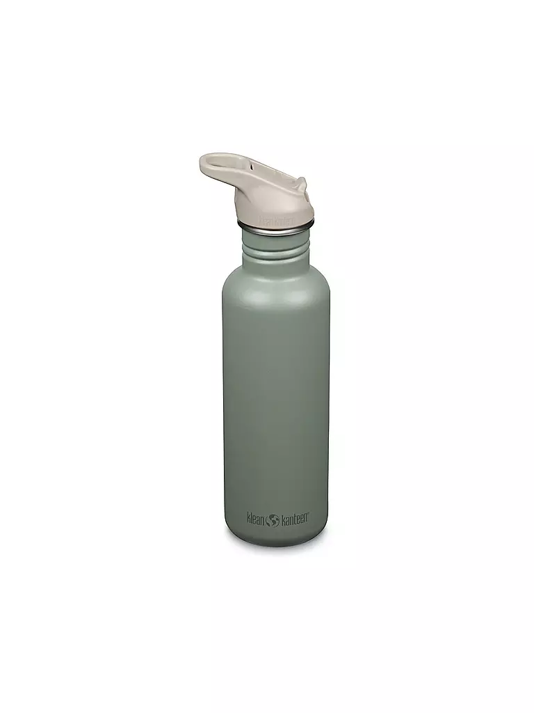 KLEAN KANTEEN | Botella de agua Classic 800ml Flip Sport Cap | Oliva