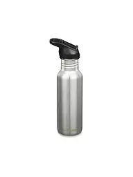 KLEAN KANTEEN | Trinkflasche Classic Flip Seal Sport Cap Wistraw 532ml | Plata