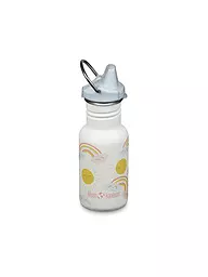 KLEAN KANTEEN | Botella de agua Classic para niños de 355 ml con tapa Sippy | Blanco