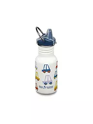 KLEAN KANTEEN | Botella de agua Classic para niños de 355 ml con tapa Sippy | Blanco