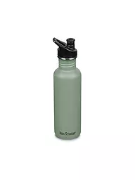 KLEAN KANTEEN | Botella de agua de acero inoxidable Classic 800ml Sport Cap Sea Spray | Verde claro