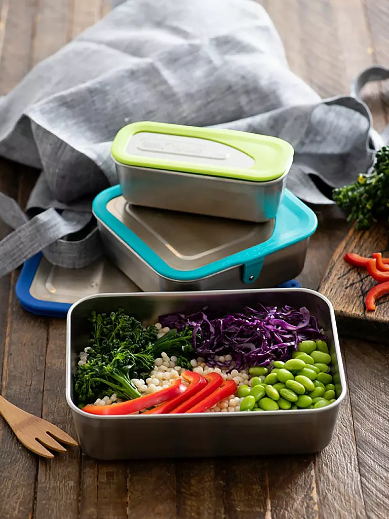 KLEAN KANTEEN | Fiambrera de acero inoxidable, juego de 3 | Multicolor