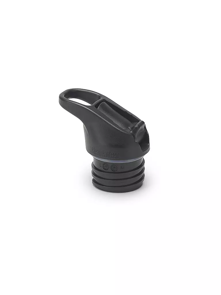 KLEAN KANTEEN | Tapa deportiva Flip para Classic, Kid & Reflect con pajita telescópica | Negro