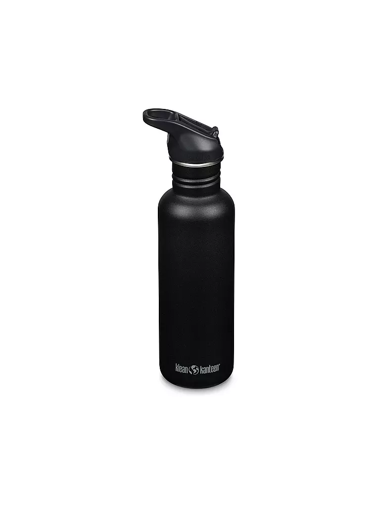 KLEAN KANTEEN | Trinkflasche Classic Flip Seal Sport Cap Wistraw 532ml | Negro
