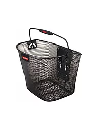 KLICK FIX | Cesta de manillar para bicicleta | Negro