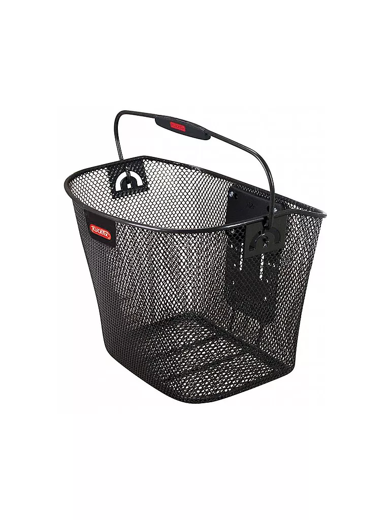 KLICK FIX | Cesta de manillar para bicicleta | Negro