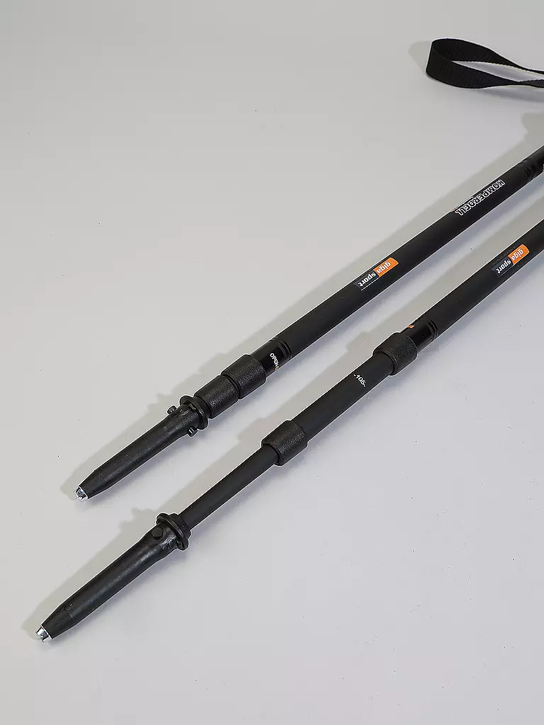 KOMPERDELL | Bastón de aluminio Allround Gigasport | Negro