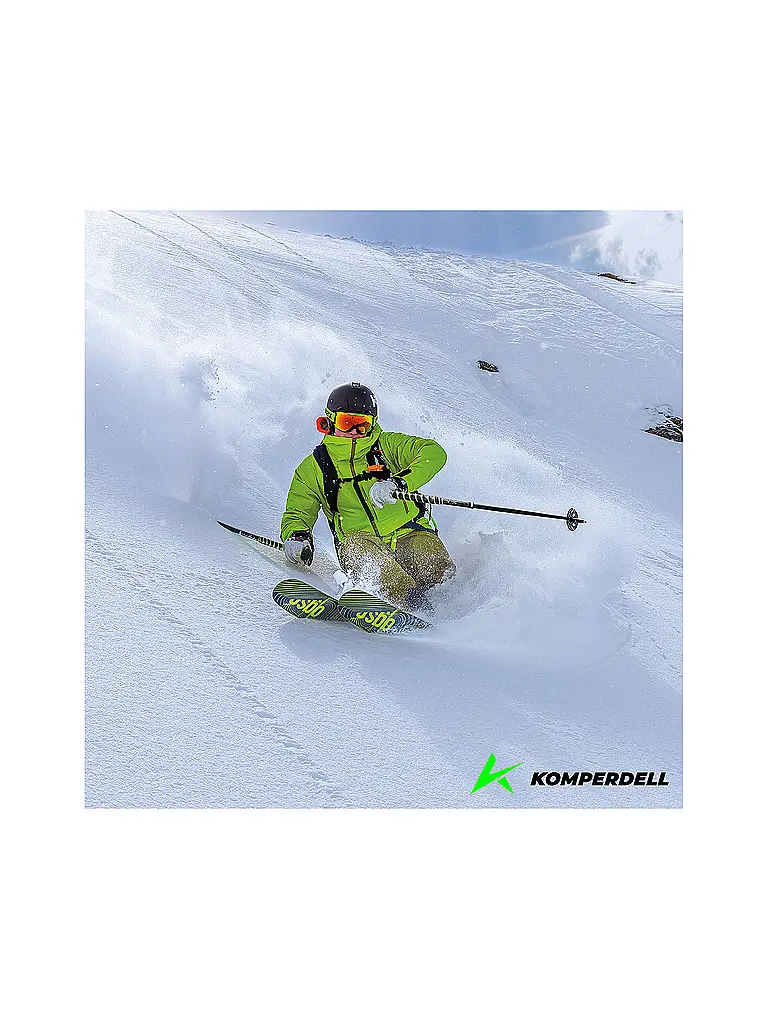 KOMPERDELL | Bastones de travesía Big Art Titanal Vario | Negro