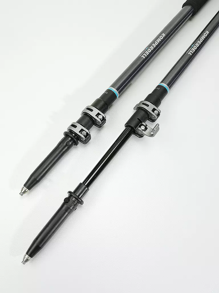 KOMPERDELL | Trekkingstöcke Trail Ti Contour Powerlock | Negro