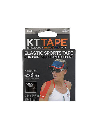 KT TAPE | Tape Original Sin Cortar Talla Única Negro