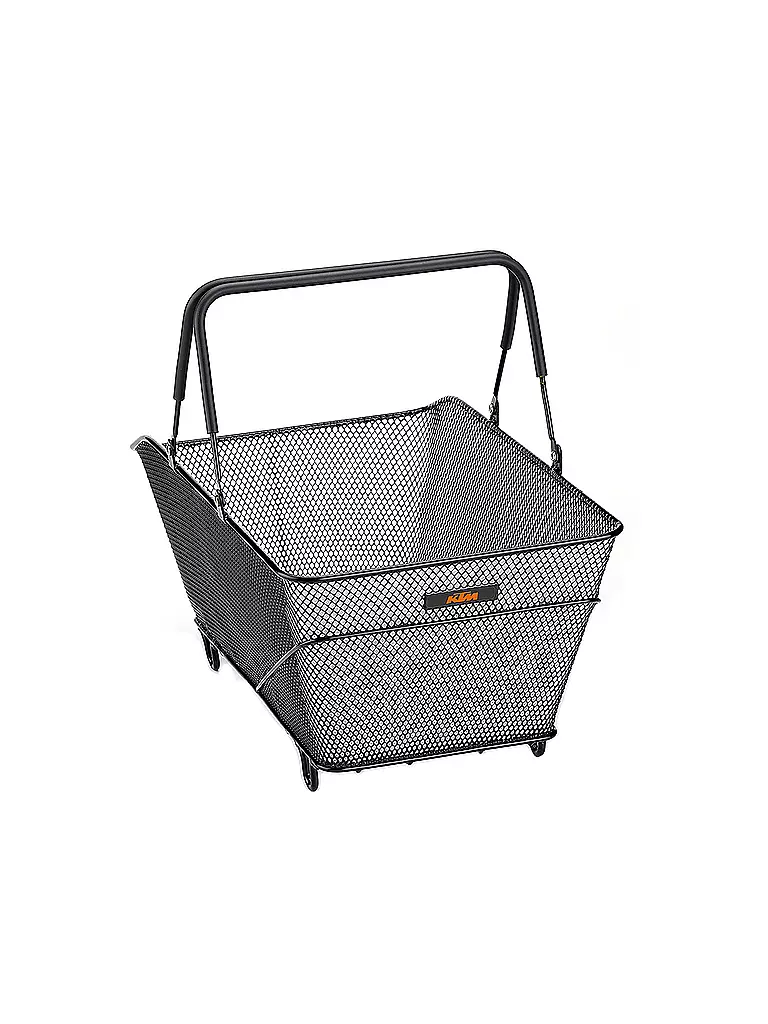 KTM | Cesta de bicicleta Basket Long Racktime Snap It 2.0 | Negro