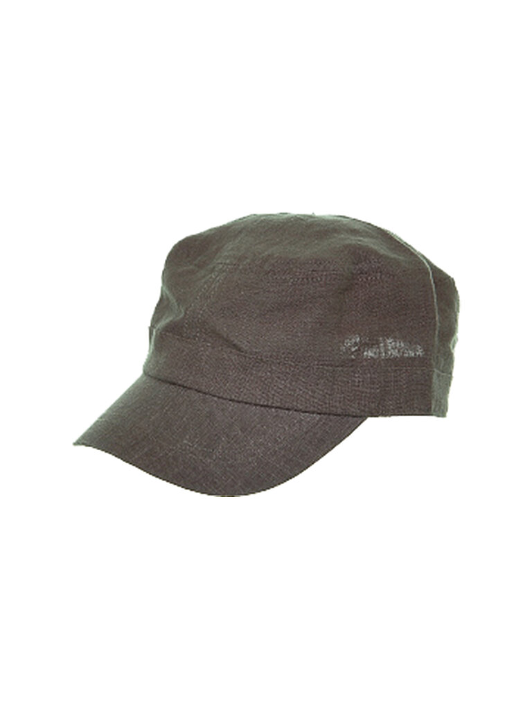 Gorra de lino para hombre oliva