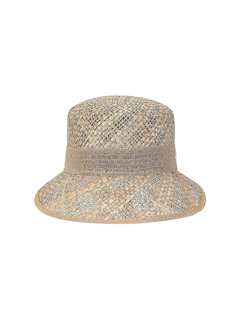 Visera de paja para mujer beige 57