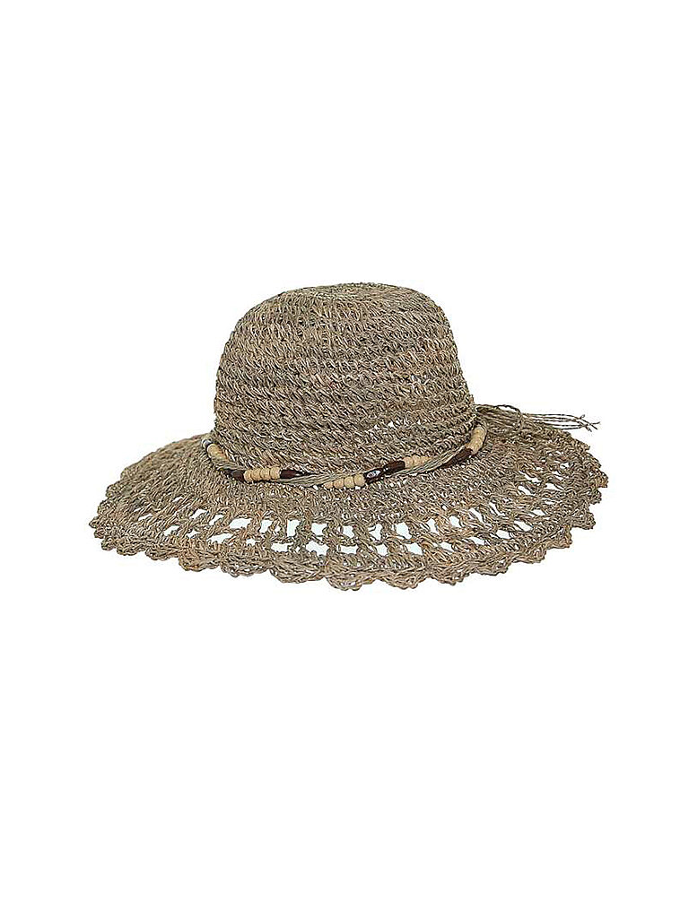 Sombrero de sol para mujer beige