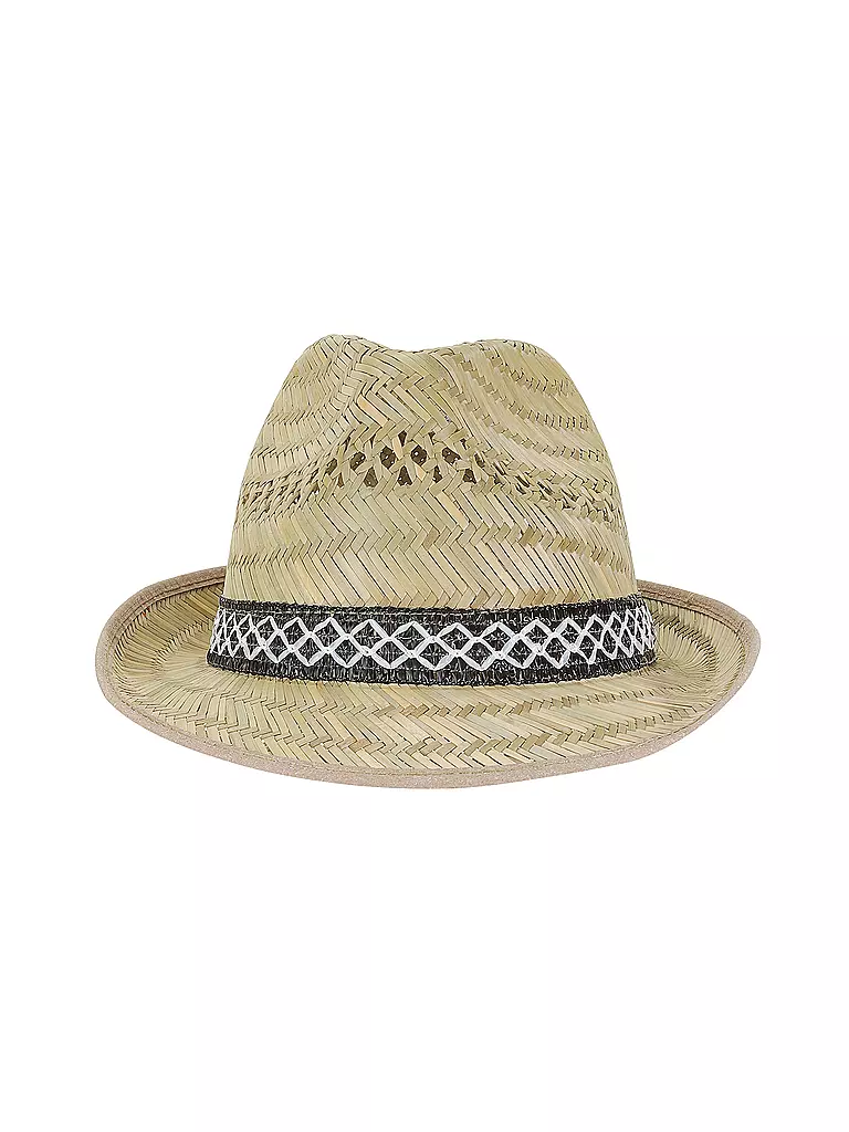KUEBL | Trilby de paja para hombre | Beige