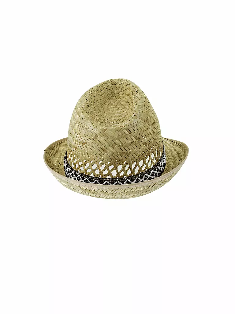 KUEBL | Trilby de paja para hombre | Beige