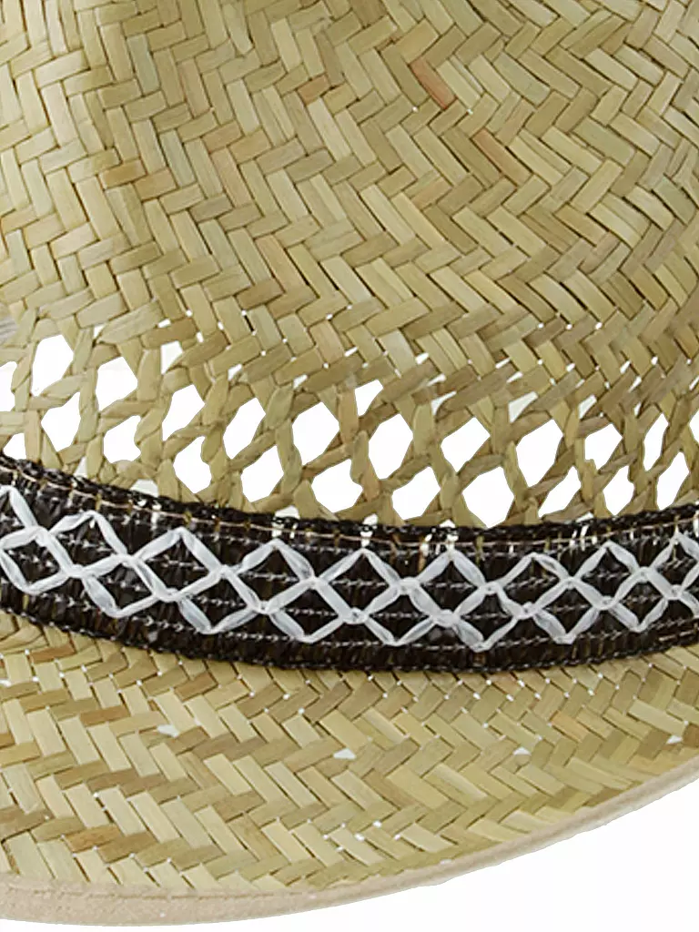 KUEBL | Trilby de paja para hombre | Beige