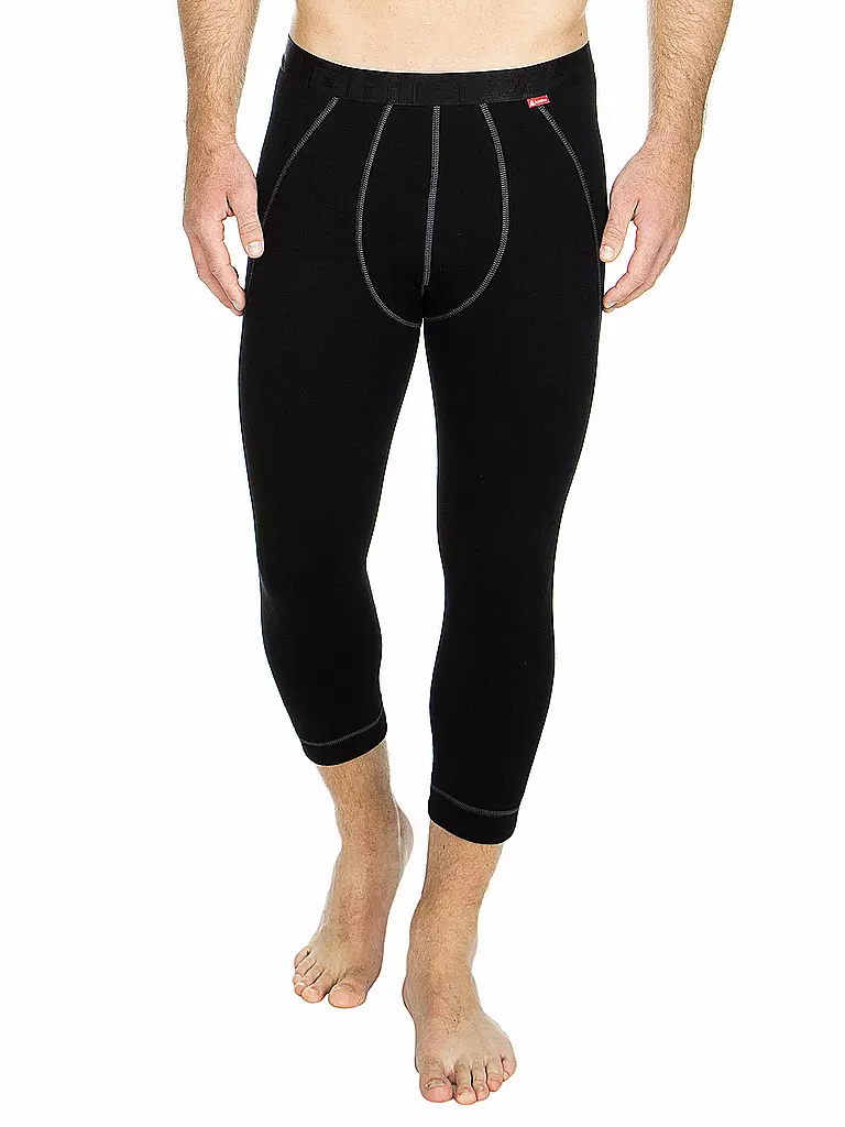 LÖFFLER | Calzoncillo funcional 3/4 para hombre | Negro