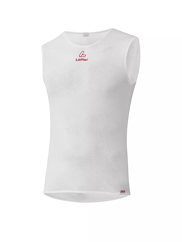 LÖFFLER | Camiseta de ciclismo para hombre TRANSTEX® LIGHT+ | Blanco