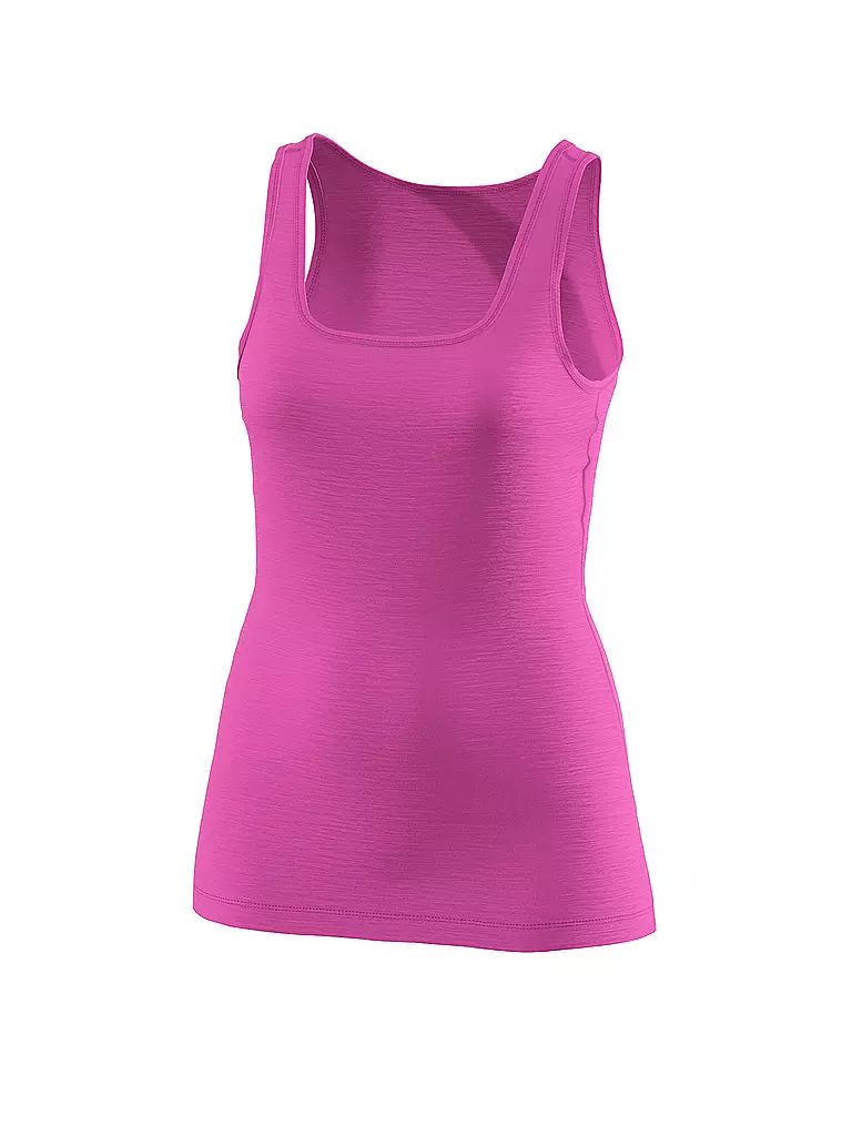 LÖFFLER | Camiseta de tirantes interior de merino ligera para mujer | Lila
