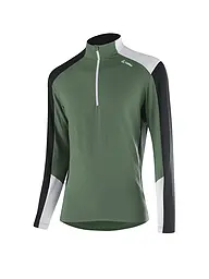 LÖFFLER | Camiseta interior con cremallera para hombre HARLEY TRANSTEX® | Oliva