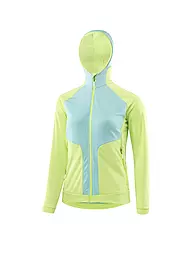 LÖFFLER | Camiseta interior de esquí de fondo para mujer con capucha Tech Stretch | Verde claro