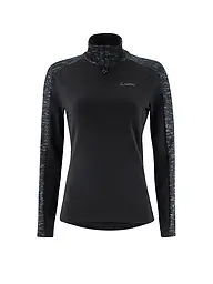 LÖFFLER | Camiseta interior de esquí de fondo para mujer Turtleneck Starlit Transtex | Negro