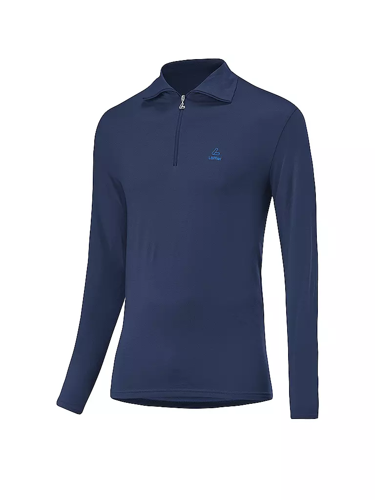 LÖFFLER | Camiseta interior de hombre Evo Turtle Transtex® | Azul oscuro