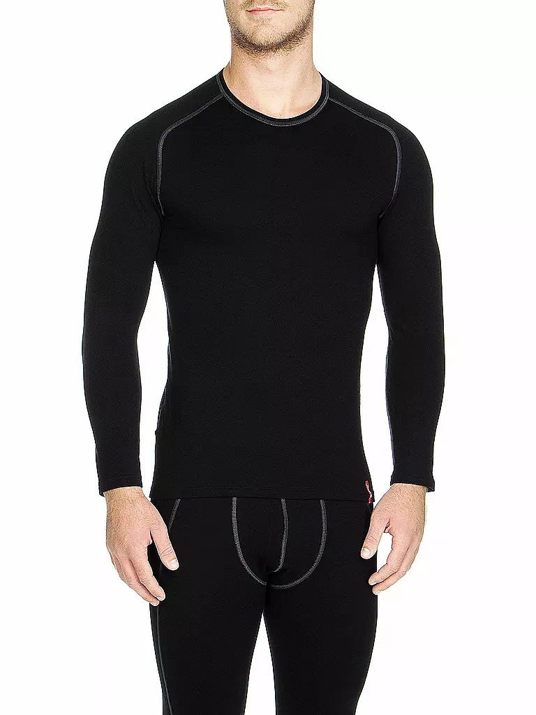 LÖFFLER | Camiseta interior funcional para hombre | Negro