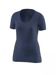 LÖFFLER | Camiseta interior de mujer Merino Light | Azul oscuro
