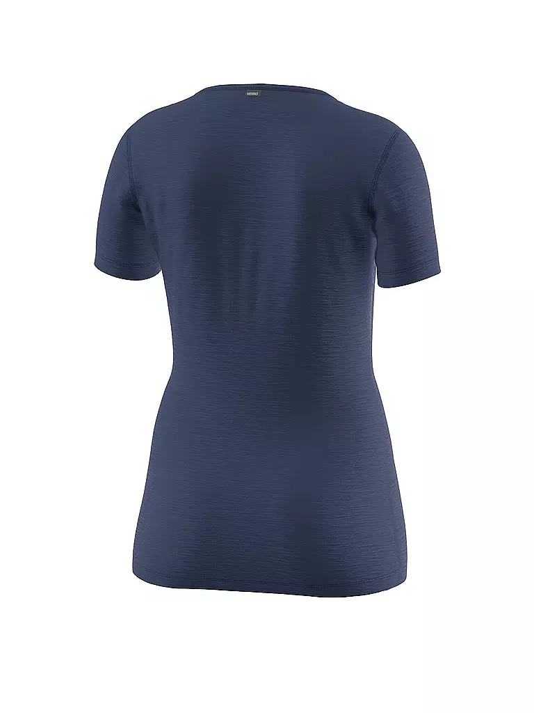 LÖFFLER | Camiseta interior ligera de merino para mujer | Azul oscuro