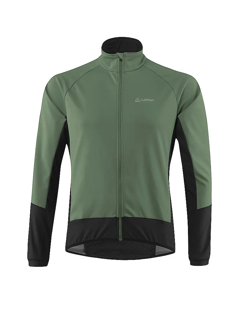 LÖFFLER | Chaqueta de ciclismo de invierno para hombre Alpha Airblocc Light | Oliva