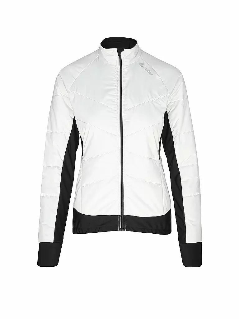 LÖFFLER | Chaqueta de ciclismo Iso Hotbond® PL60 para mujer | Crema