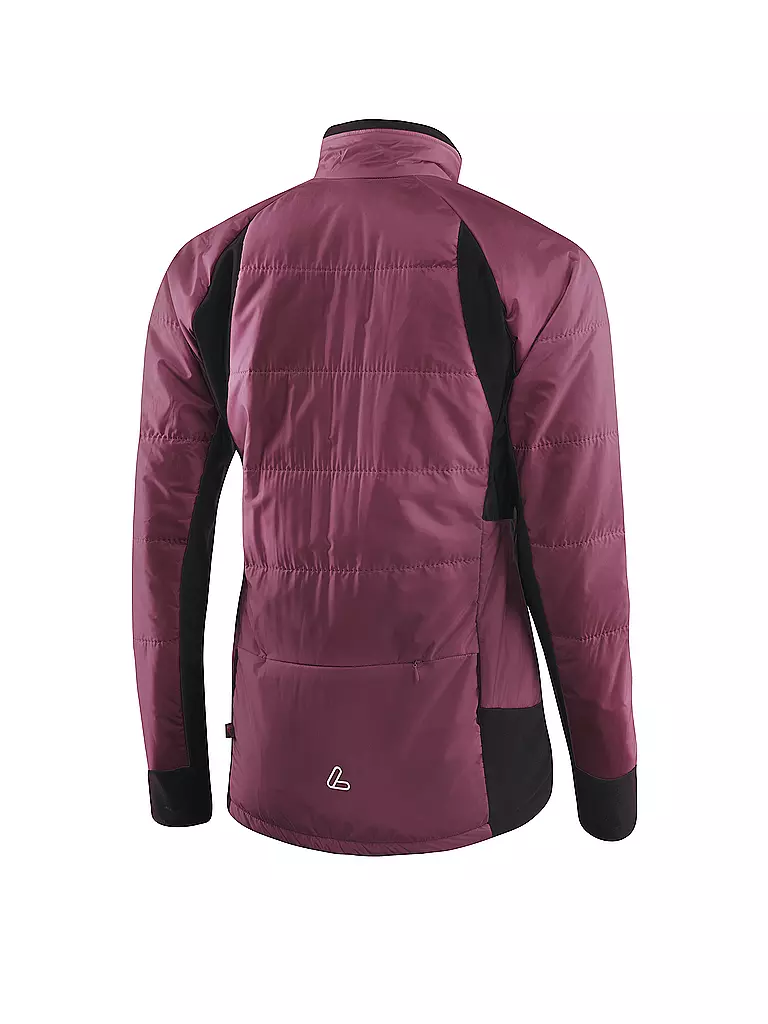 LÖFFLER | Chaqueta de ciclismo Iso Hotbond® PL60 para mujer | Rojo oscuro
