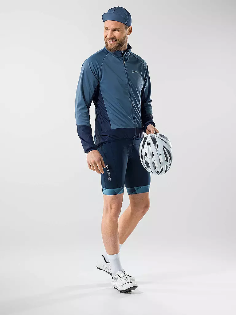 LÖFFLER | Chaqueta de ciclismo para hombre Alpha II WS Light | Azul oscuro