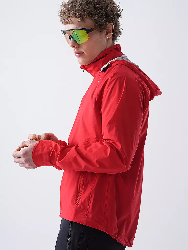 LÖFFLER | Chaqueta de ciclismo para hombre WPM Pocket CF con capucha | 