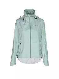 LÖFFLER | Chaqueta de ciclismo para mujer WPM Pocked CF con capucha | Verde claro