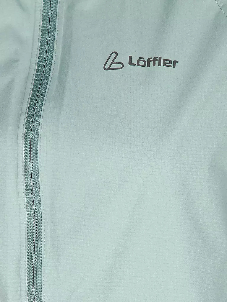 LÖFFLER | Chaqueta de ciclismo para mujer WPM Pocked CF con capucha | 