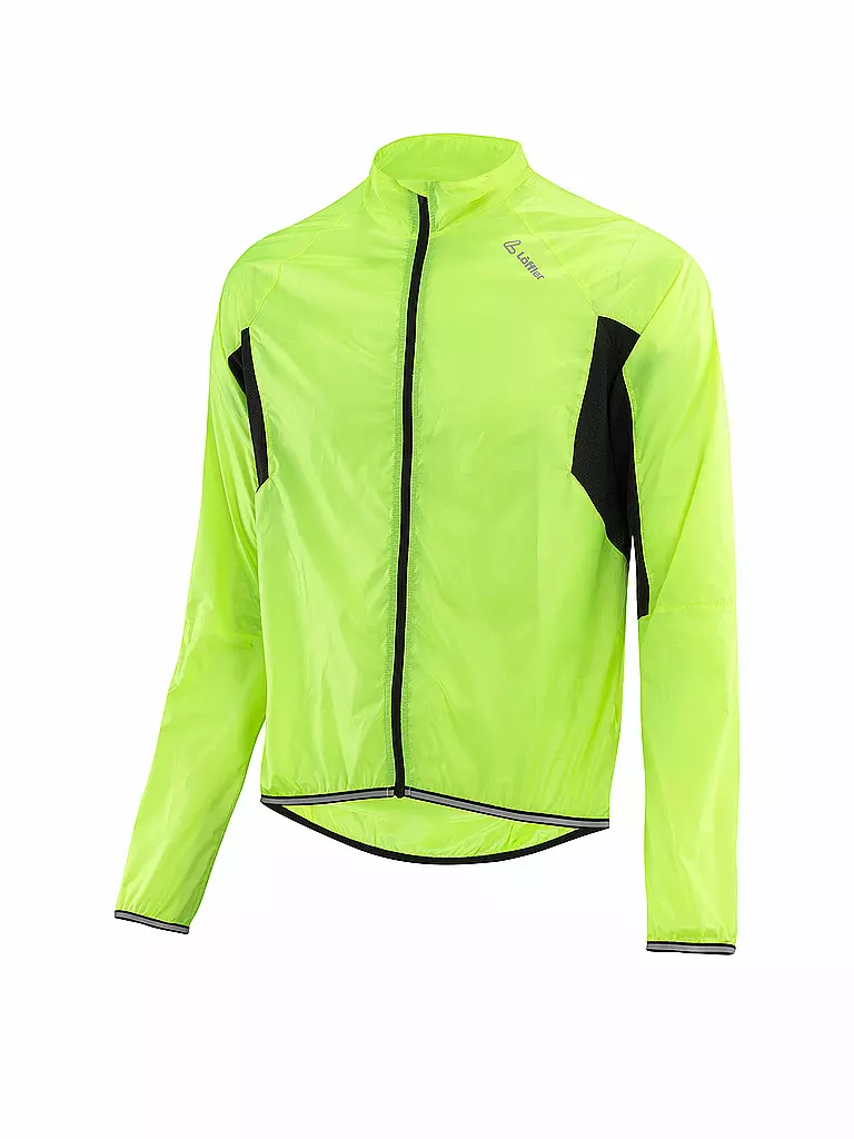 LÖFFLER | Chaqueta de ciclismo Windshell para hombre | Amarillo