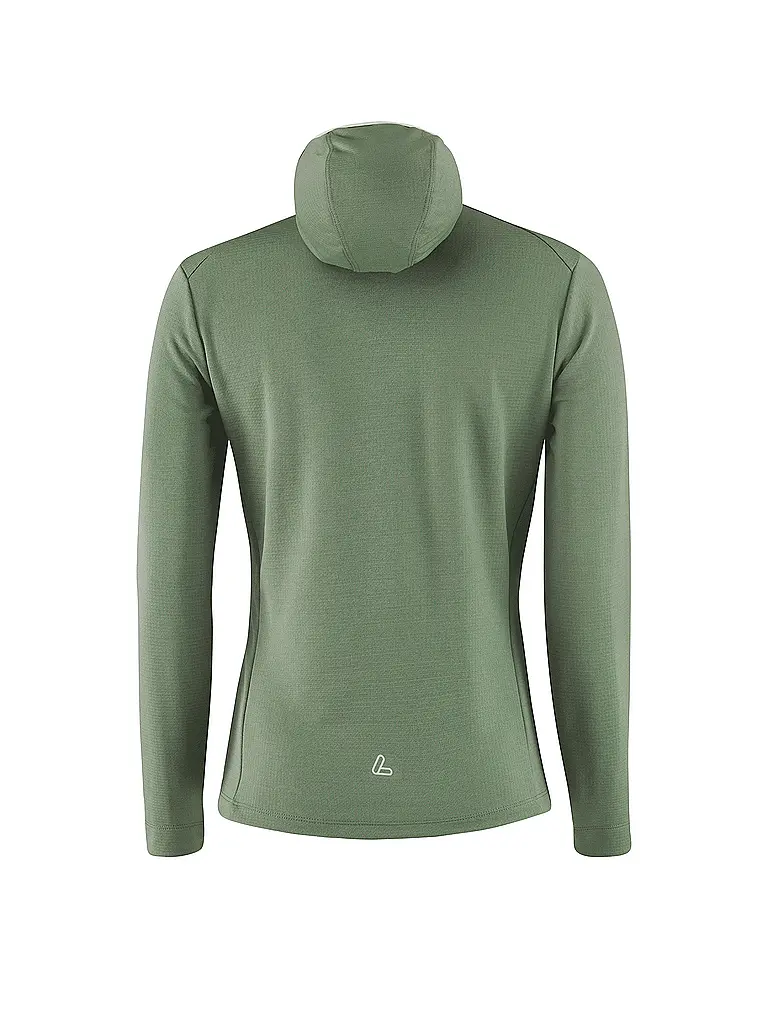 LÖFFLER | Chaqueta polar de esquí de fondo Tech-Merino con capucha para mujer | 